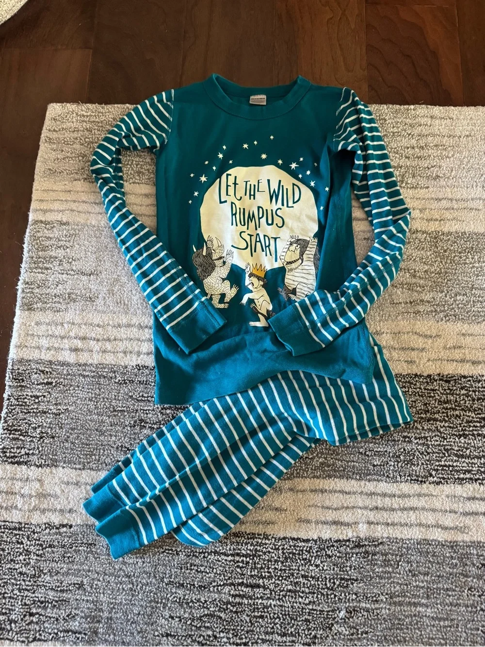 Hanna Andersson, Lands’ End Holiday Stripe & Graphic Pajama Bundle (Set of 3)